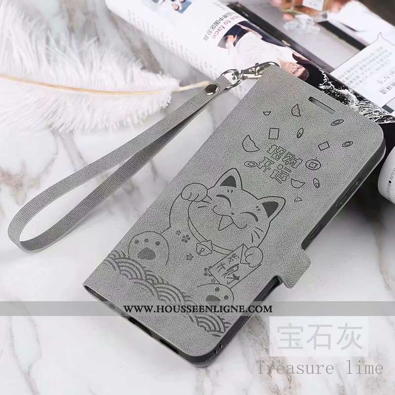 Étui Xiaomi Mi Mix 2 Modèle Fleurie Fluide Doux Petit Gris Incassable Tout Compris