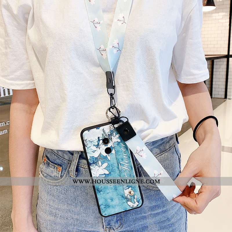 Étui Xiaomi Mi Mix 2 Modèle Fleurie Silicone Ornements Suspendus Peinture Nouveau Incassable Rose