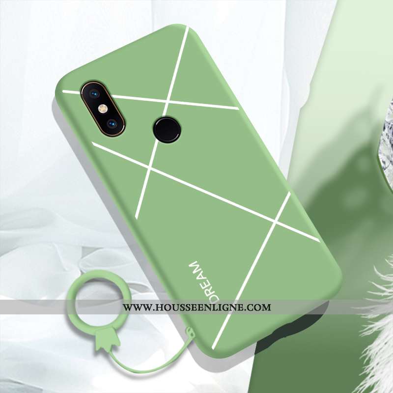 Étui Xiaomi Mi Mix 2s Silicone Protection Charmant Coque Tendance Petit Fluide Doux Verte