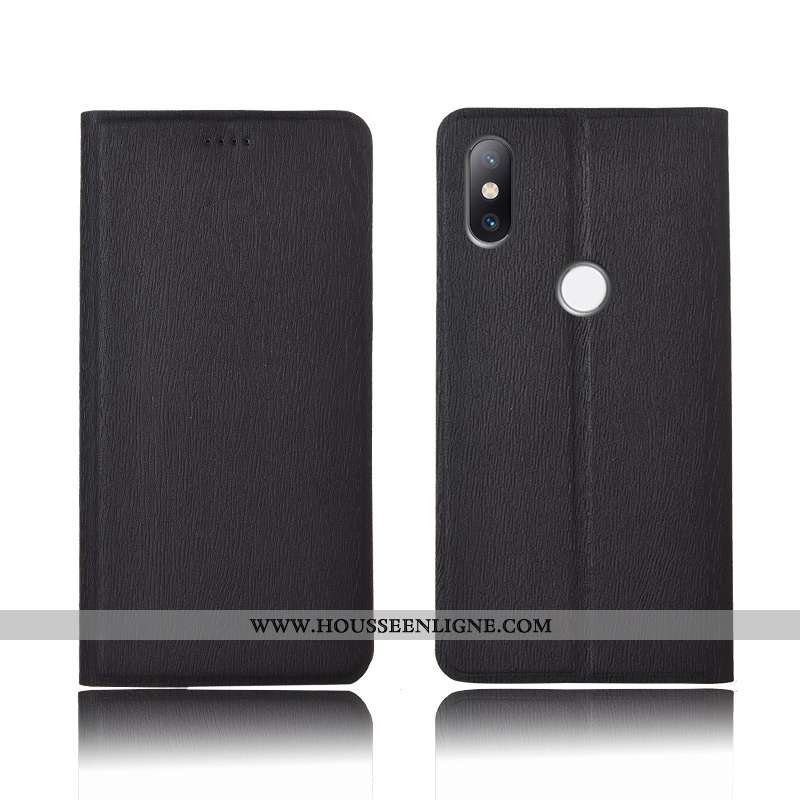 Étui Xiaomi Mi Mix 2s Silicone Protection Incassable Cuir Téléphone Portable Fluide Doux Modèle Fleu