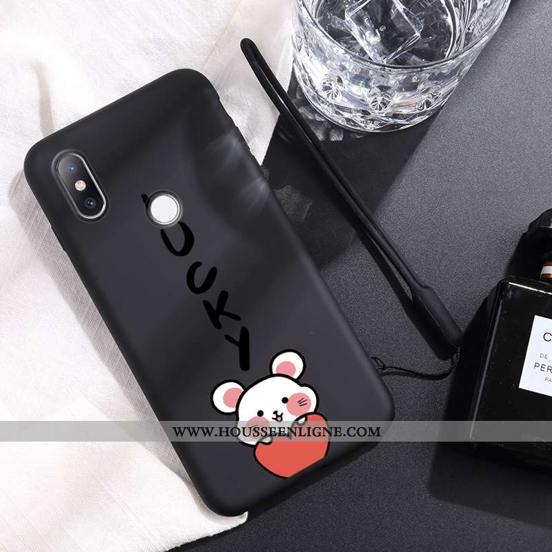Étui Xiaomi Mi Mix 2s Ultra Tendance Amoureux Nouveau Noir Net Rouge Téléphone Portable