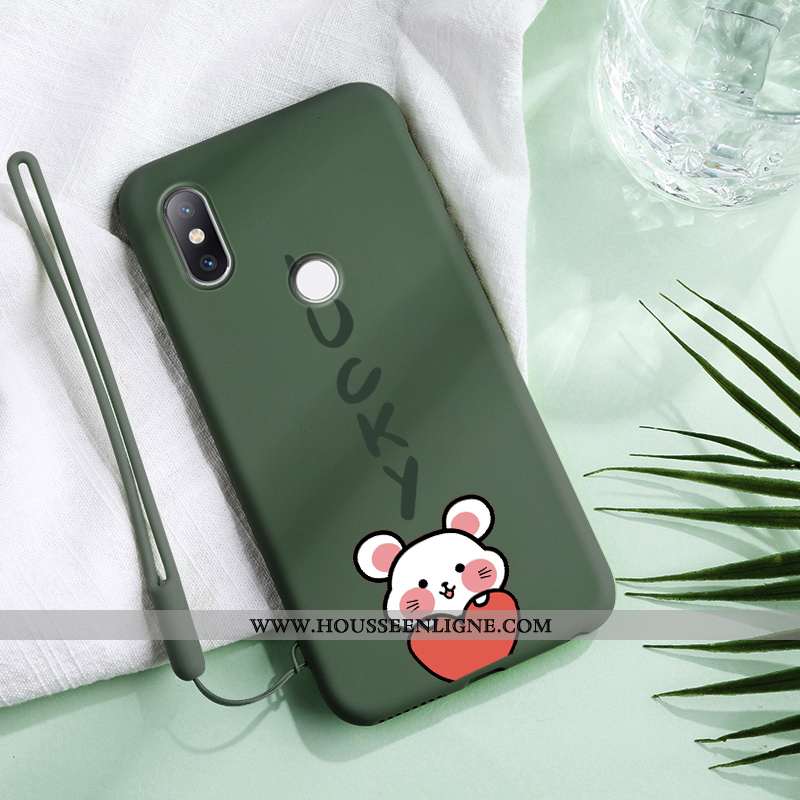 Étui Xiaomi Mi Mix 2s Ultra Tendance Amoureux Nouveau Noir Net Rouge Téléphone Portable