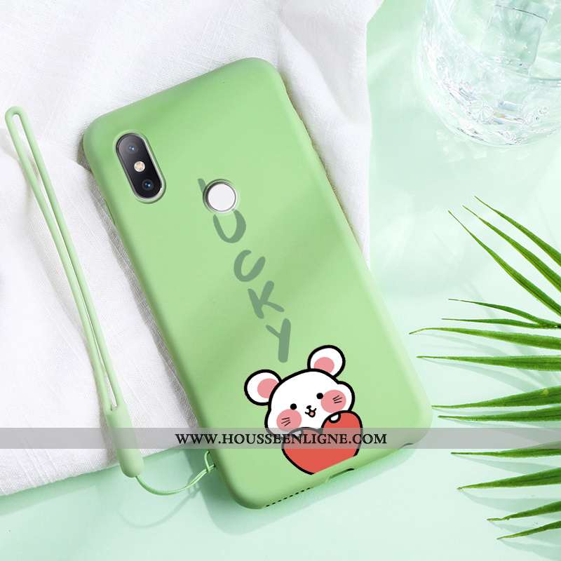 Étui Xiaomi Mi Mix 2s Ultra Tendance Amoureux Nouveau Noir Net Rouge Téléphone Portable