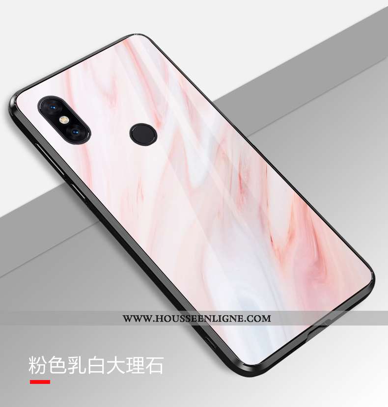 Étui Xiaomi Mi Mix 3 Créatif Fluide Doux Blanc Grand Simple Personnalité Blanche