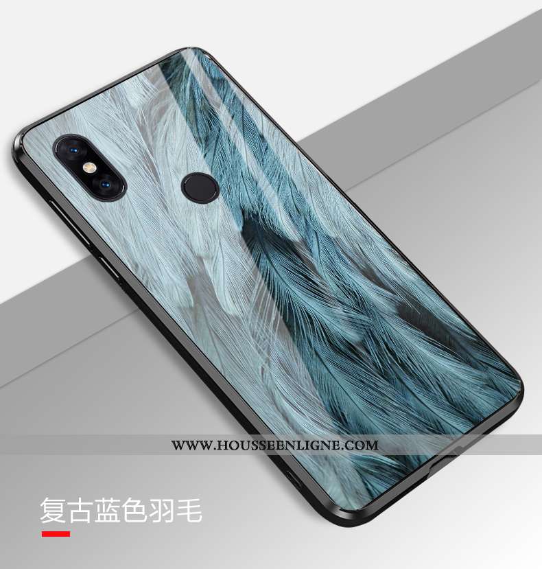 Étui Xiaomi Mi Mix 3 Créatif Fluide Doux Blanc Grand Simple Personnalité Blanche