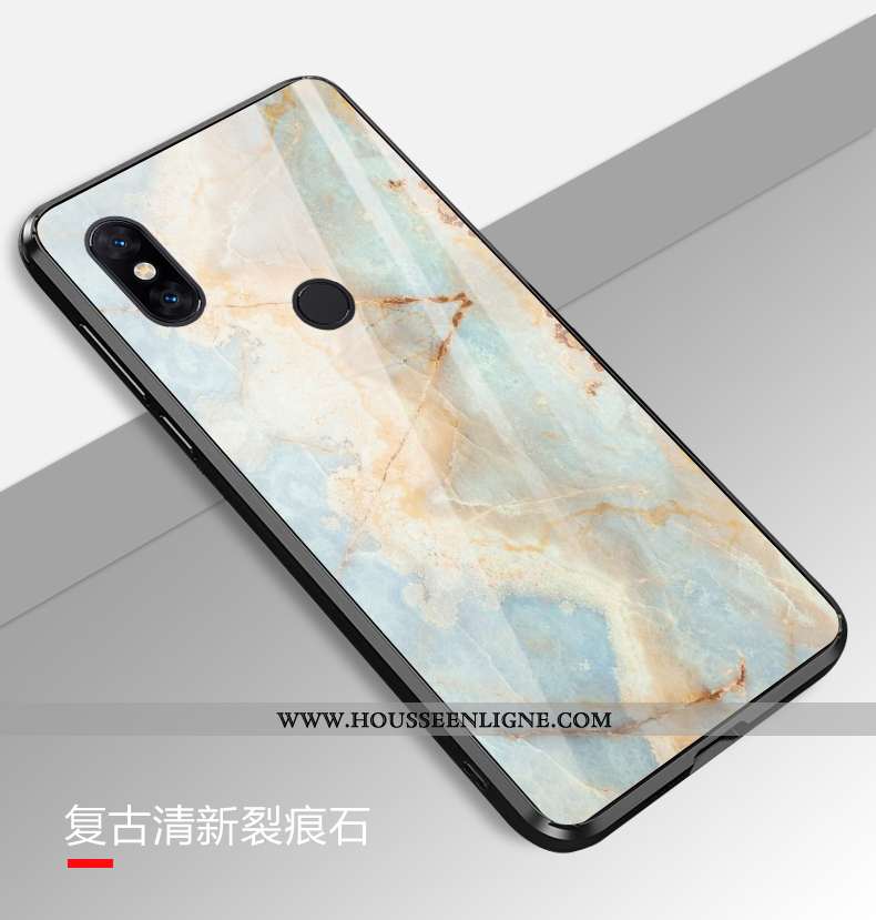 Étui Xiaomi Mi Mix 3 Créatif Fluide Doux Blanc Grand Simple Personnalité Blanche