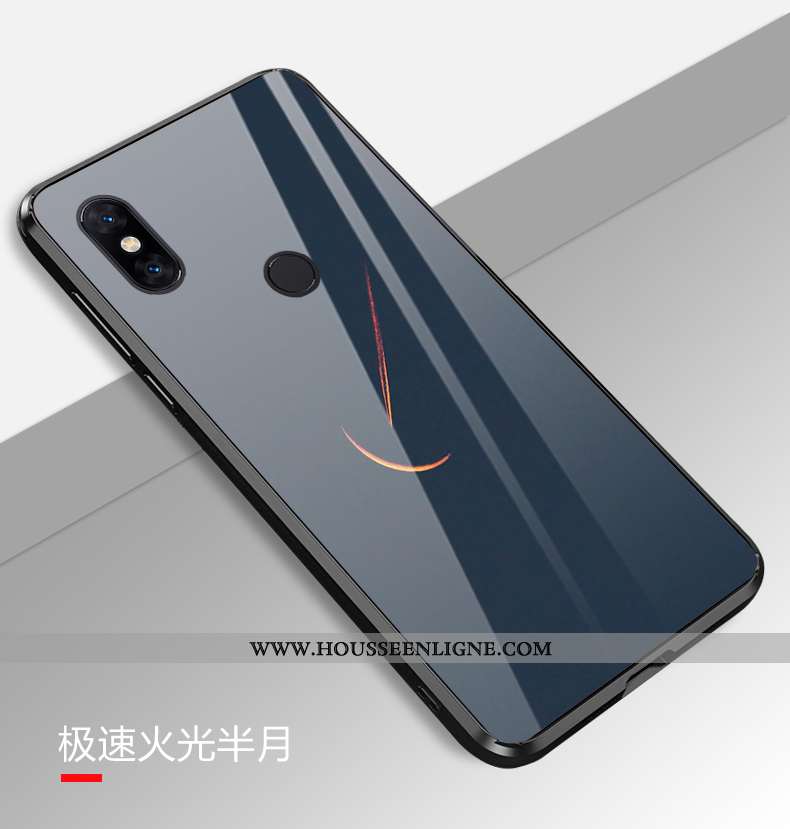 Étui Xiaomi Mi Mix 3 Créatif Fluide Doux Blanc Grand Simple Personnalité Blanche