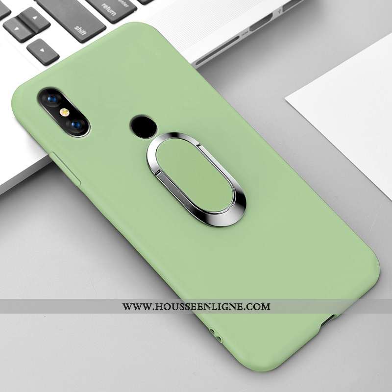 Étui Xiaomi Mi Mix 3 Créatif Ultra Amoureux Couleur Unie Support Net Rouge Légère