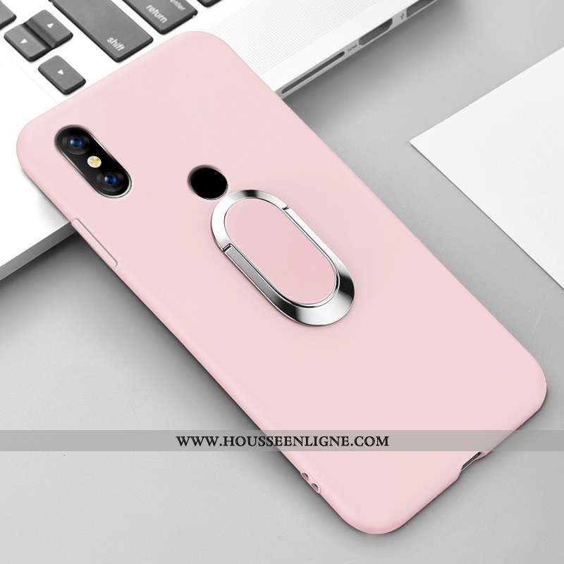 Étui Xiaomi Mi Mix 3 Créatif Ultra Amoureux Couleur Unie Support Net Rouge Légère