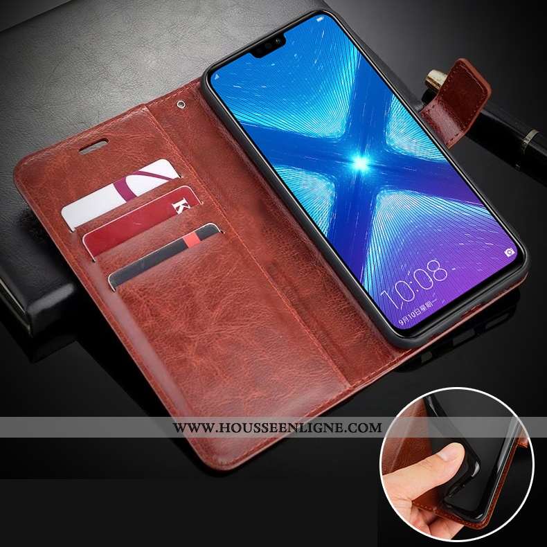 Étui Xiaomi Mi Mix 3 Cuir Petit Clamshell Blanc Coque Couleur Unie Blanche