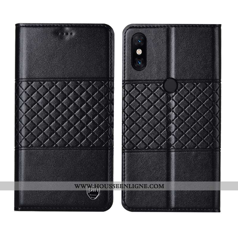 Étui Xiaomi Mi Mix 3 Cuir Véritable Protection Marron Incassable Housse Tout Compris