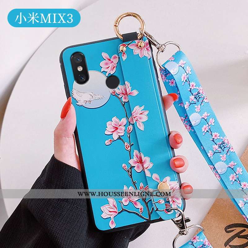 Étui Xiaomi Mi Mix 3 Protection Créatif Blanc Téléphone Portable Incassable Silicone Ultra Blanche