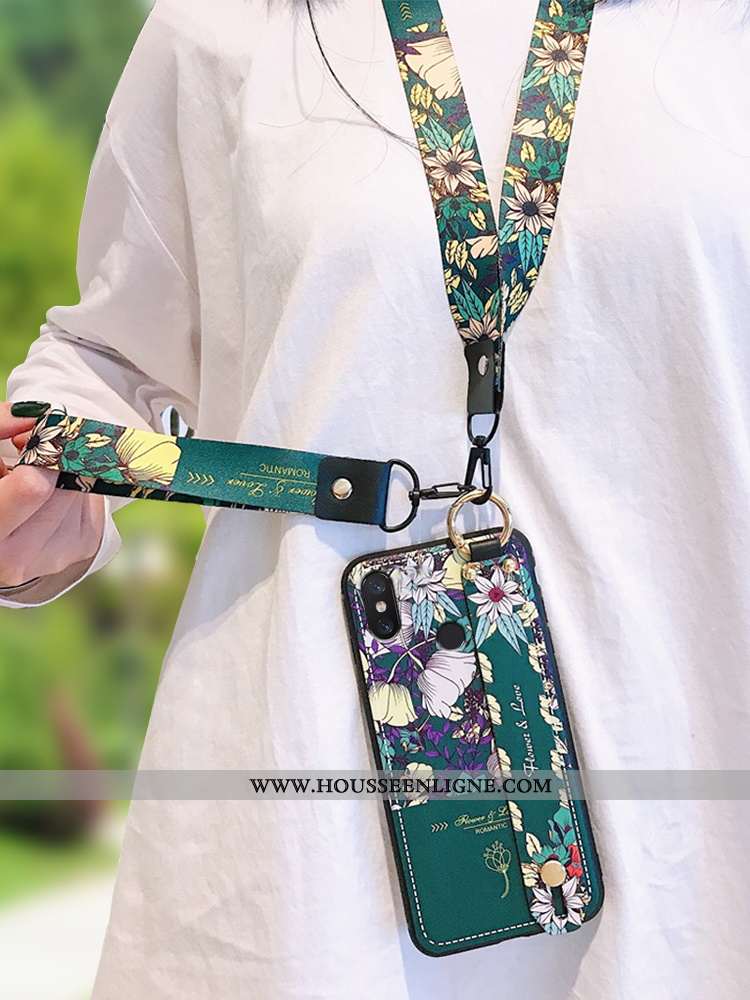 Étui Xiaomi Mi Mix 3 Tendance Légère Fluide Doux Mode Net Rouge Bleu Marin Ultra Bleu Foncé
