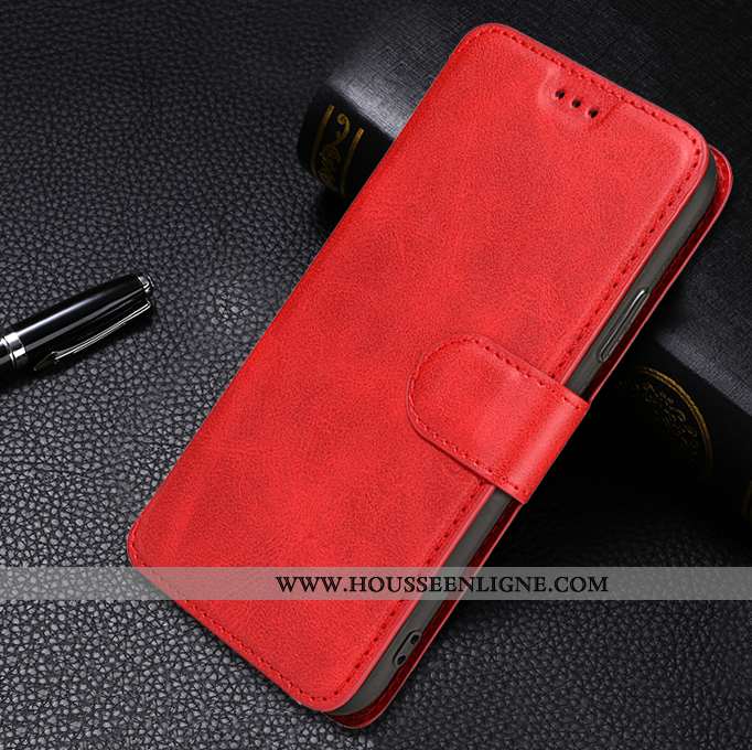 Étui Xiaomi Mi Note 10 Cuir Protection Incassable Légère Ultra Simple Jaune