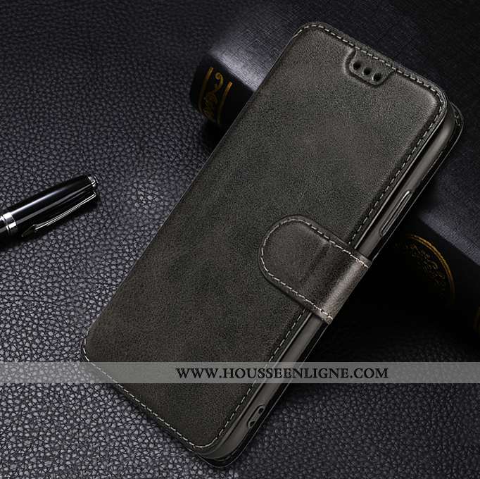 Étui Xiaomi Mi Note 10 Cuir Protection Incassable Légère Ultra Simple Jaune