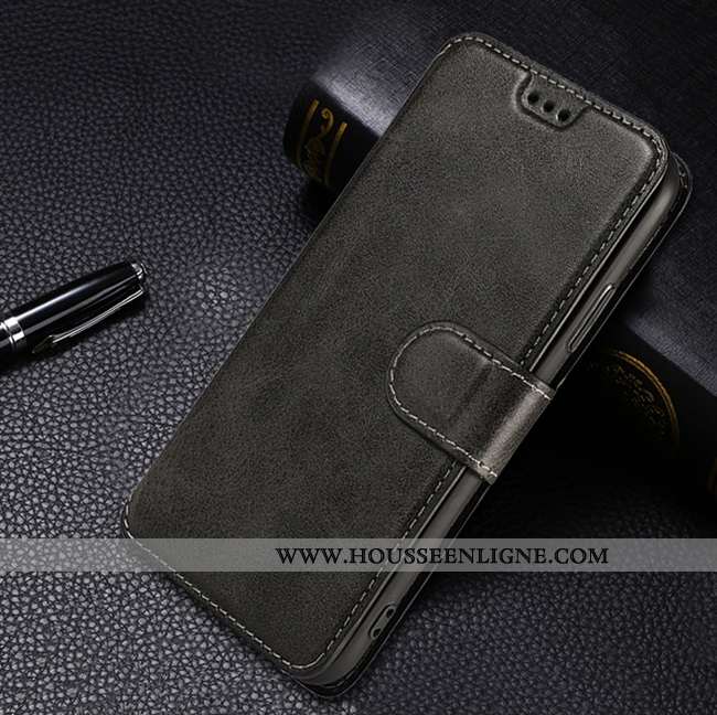 Étui Xiaomi Mi Note 10 Cuir Protection Incassable Légère Ultra Simple Jaune