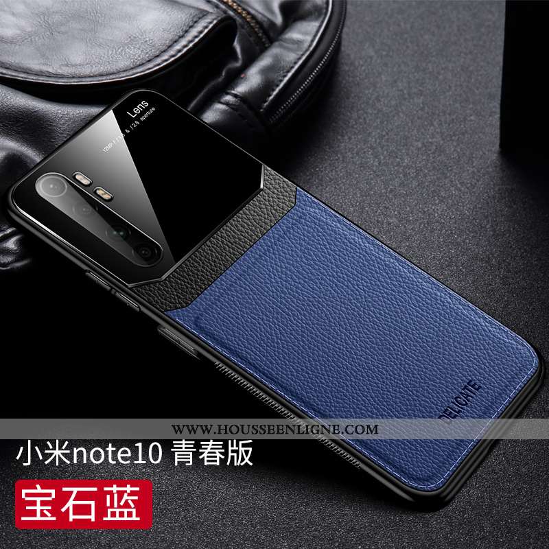 Étui Xiaomi Mi Note 10 Lite Modèle Fleurie Fluide Doux Qualité Nouveau Protection Cuir Tout Compris 