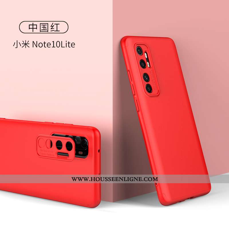 Étui Xiaomi Mi Note 10 Lite Protection Délavé En Daim Jeunesse Créatif Nouveau Net Rouge Tendance Ro