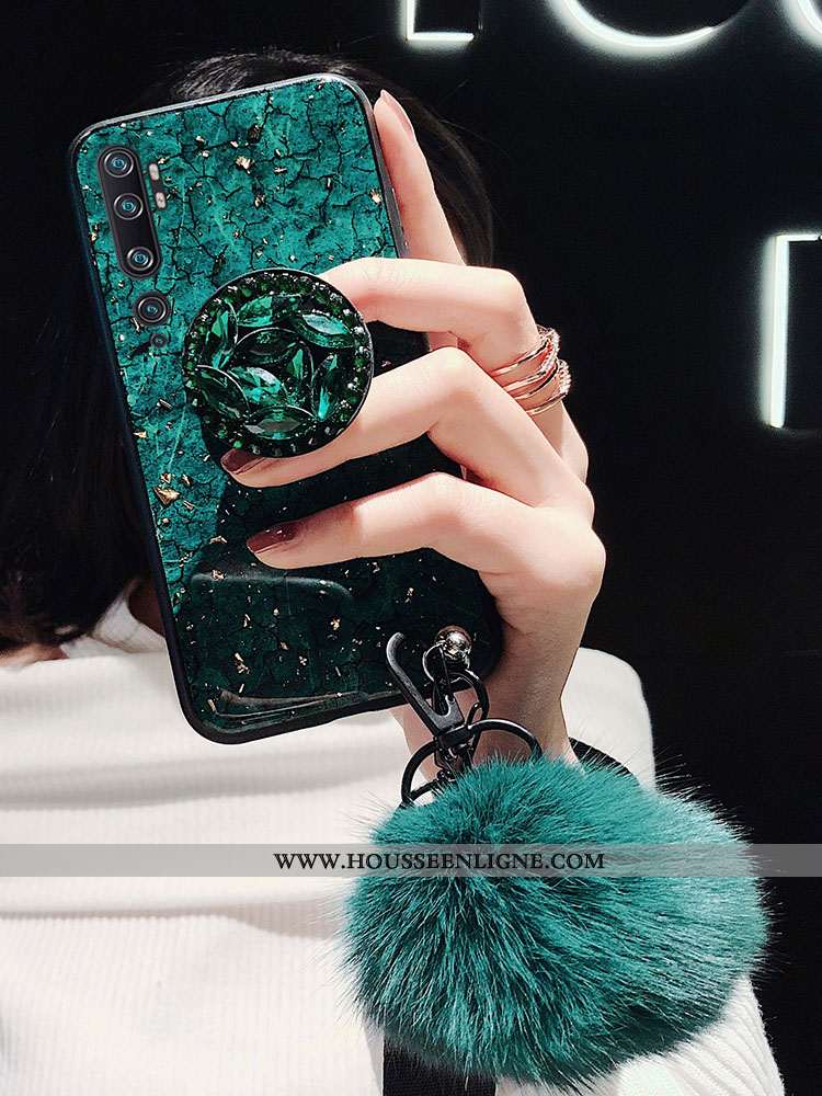 Étui Xiaomi Mi Note 10 Personnalité Tendance Net Rouge Incassable Violet Vent Fluide Doux
