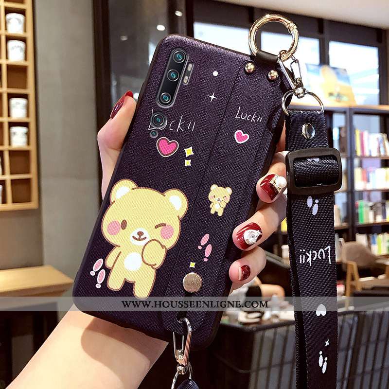 Étui Xiaomi Mi Note 10 Protection Personnalité Rouge Tendance Incassable Créatif Fluide Doux