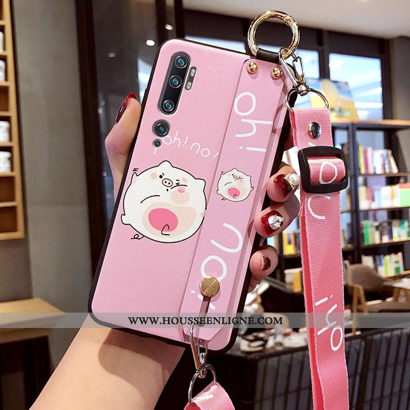 Étui Xiaomi Mi Note 10 Protection Personnalité Rouge Tendance Incassable Créatif Fluide Doux