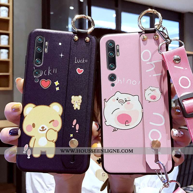 Étui Xiaomi Mi Note 10 Protection Personnalité Rouge Tendance Incassable Créatif Fluide Doux
