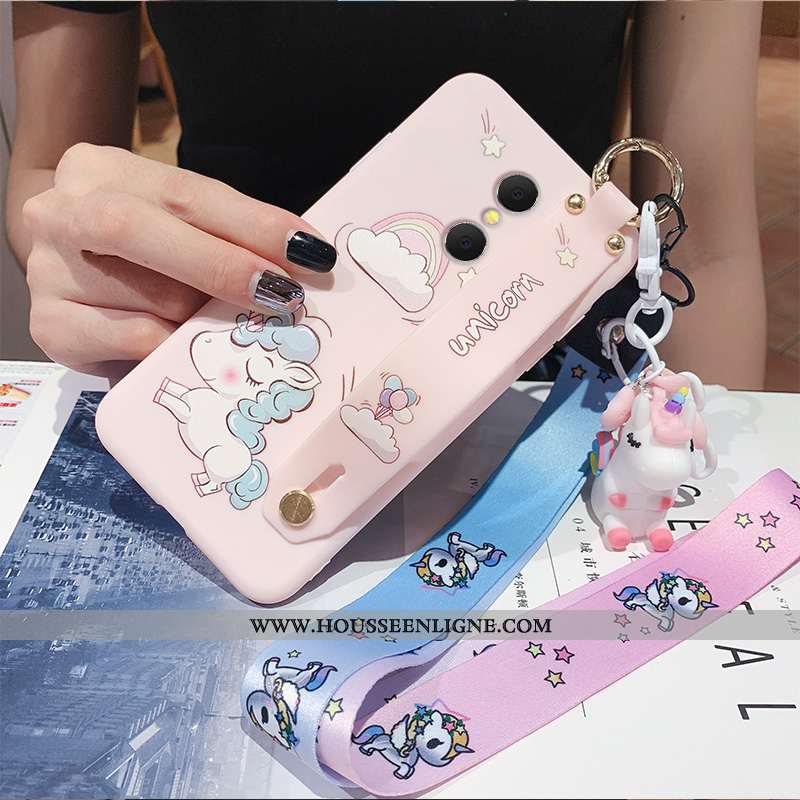 Étui Xiaomi Redmi 5 Charmant Silicone Téléphone Portable Cœur Ornements Suspendus Coque Bleu