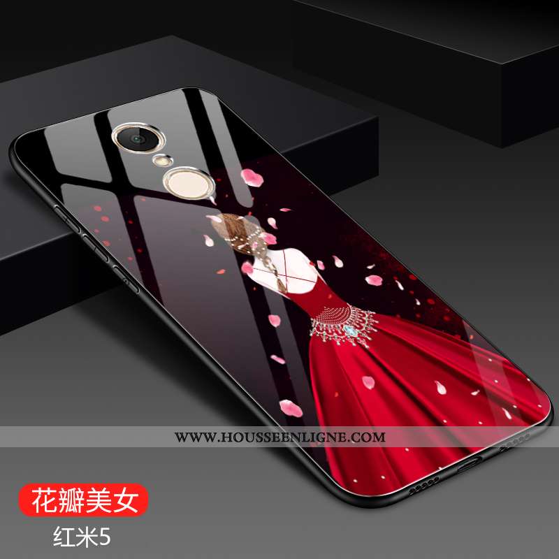 Étui Xiaomi Redmi 5 Créatif Mode Rouge Difficile Membrane Incassable Bleu
