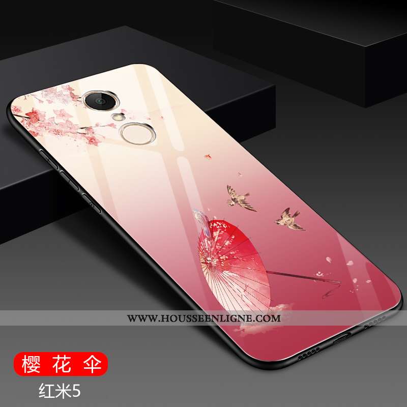 Étui Xiaomi Redmi 5 Créatif Mode Rouge Difficile Membrane Incassable Bleu