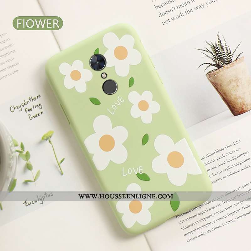 Étui Xiaomi Redmi 5 Fluide Doux Protection Fleur Bleu Marin Rouge Téléphone Portable Amoureux Bleu F