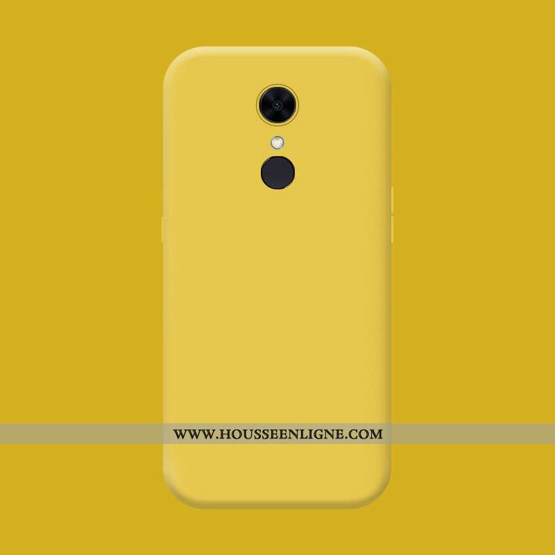 Étui Xiaomi Redmi 5 Fluide Doux Silicone Rouge Tendance Délavé En Daim Incassable Membrane Verte