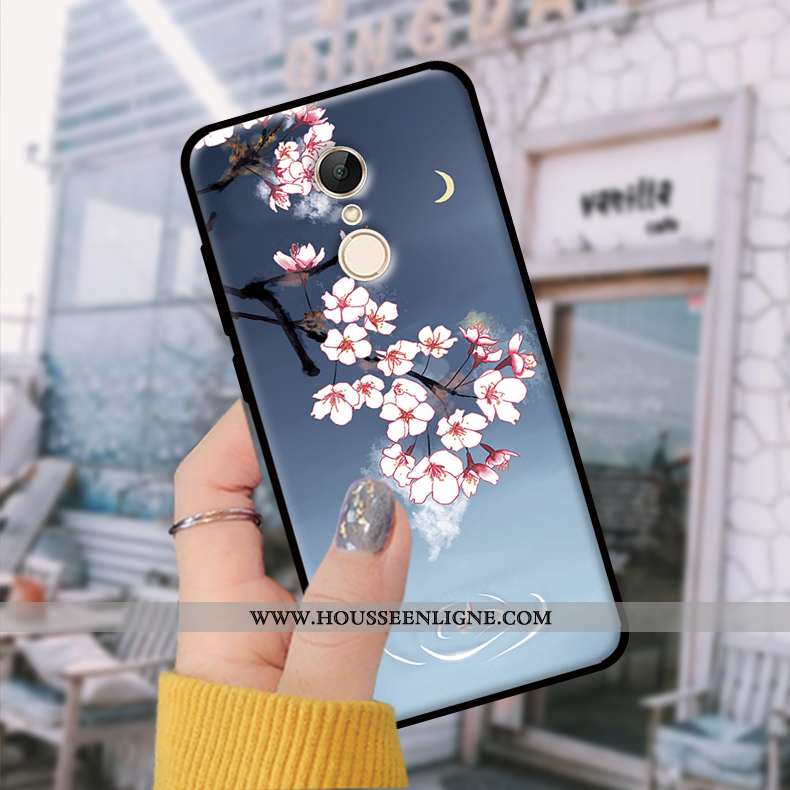 Étui Xiaomi Redmi 5 Fluide Doux Tendance Bleu Incassable Téléphone Portable Coque