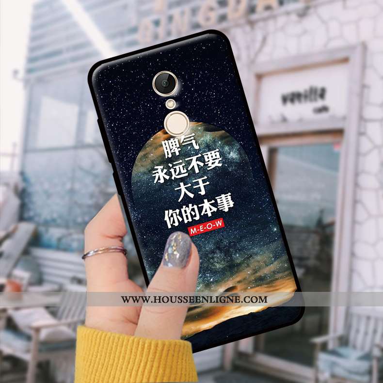 Étui Xiaomi Redmi 5 Fluide Doux Tendance Bleu Incassable Téléphone Portable Coque