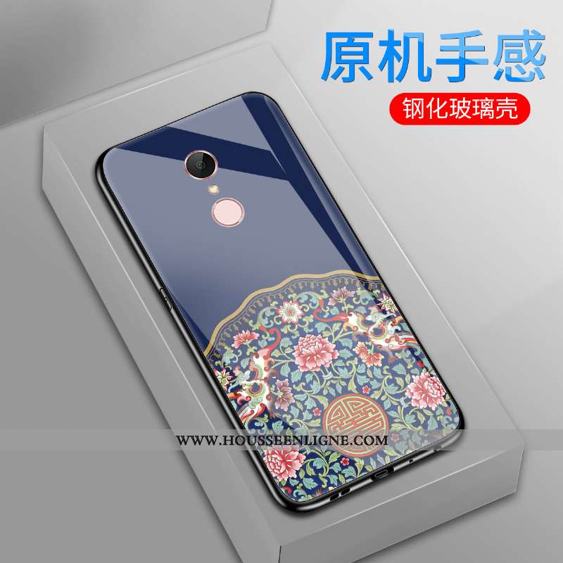 Étui Xiaomi Redmi 5 Protection Verre Difficile Créatif Vintage Personnalité Verte