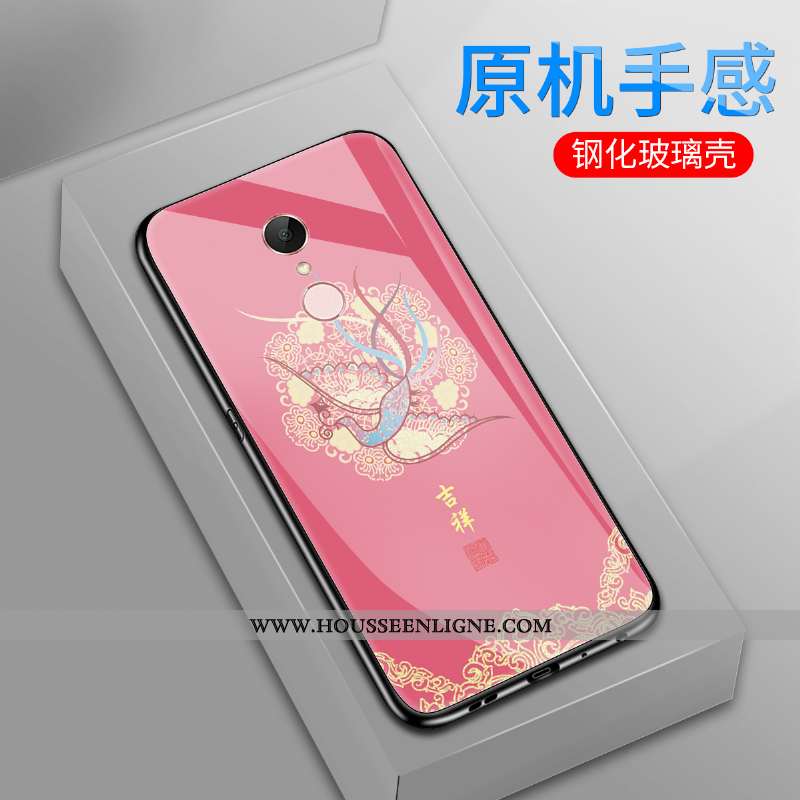 Étui Xiaomi Redmi 5 Protection Verre Difficile Créatif Vintage Personnalité Verte