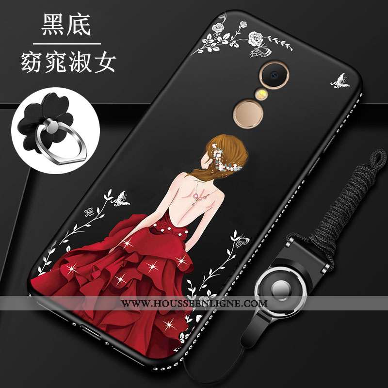 Étui Xiaomi Redmi 5 Silicone Protection Rouge Tout Compris Incassable Coque