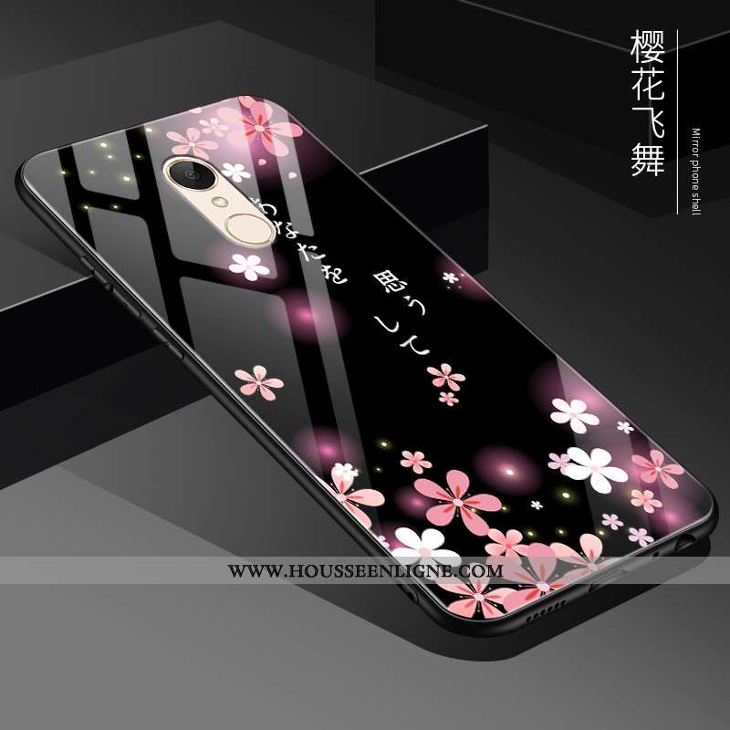 Étui Xiaomi Redmi 5 Silicone Protection Verre Difficile Incassable Tout Compris Tendance Bleu