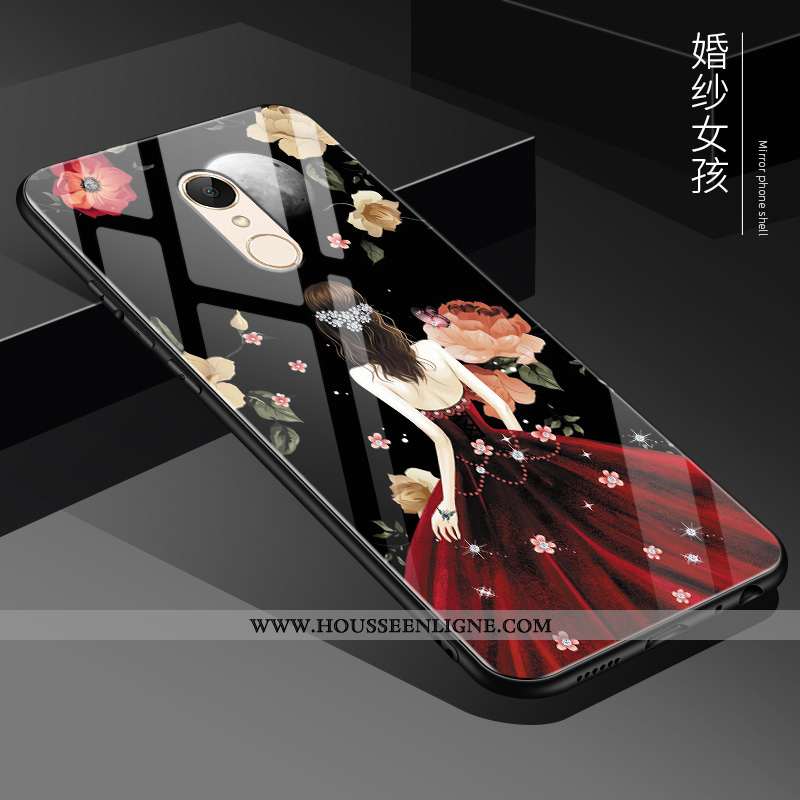 Étui Xiaomi Redmi 5 Silicone Protection Verre Difficile Incassable Tout Compris Tendance Bleu