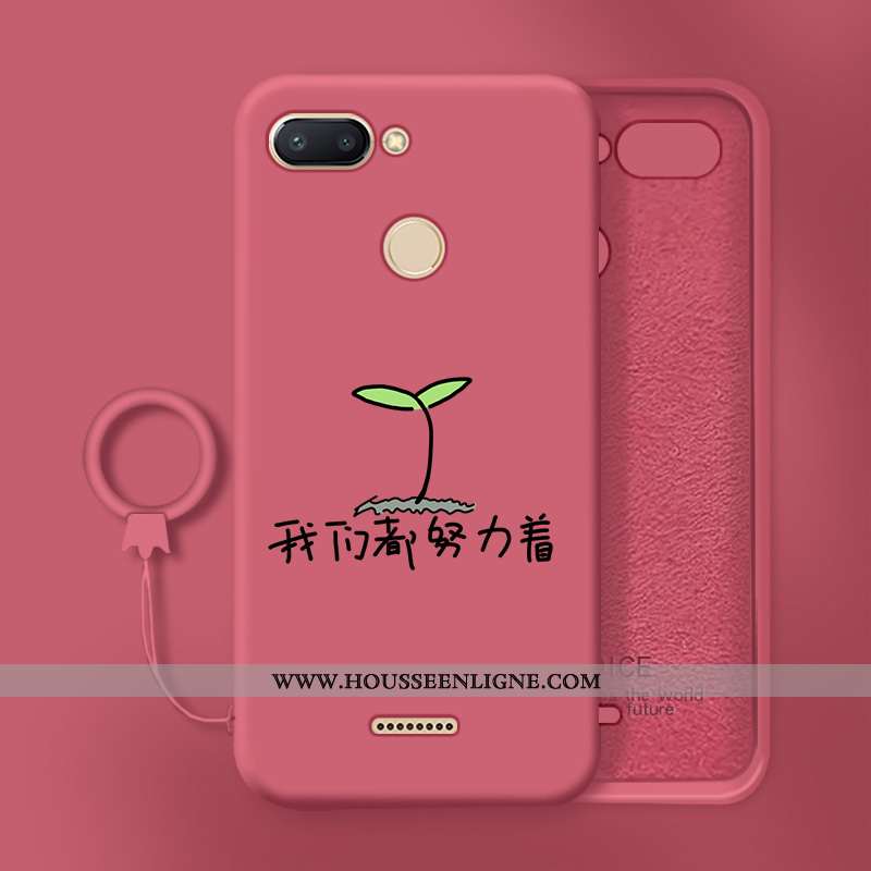 Étui Xiaomi Redmi 6 Créatif Charmant Tendance Personnalité Incassable Silicone Verte