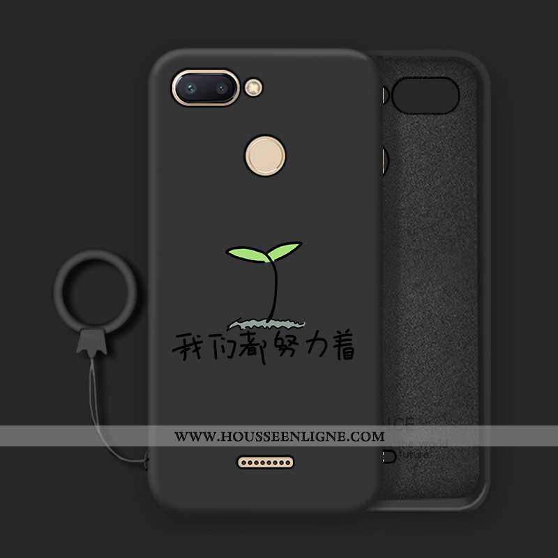 Étui Xiaomi Redmi 6 Créatif Charmant Tendance Personnalité Incassable Silicone Verte