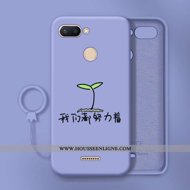 Étui Xiaomi Redmi 6 Créatif Charmant Tendance Personnalité Incassable Silicone Verte