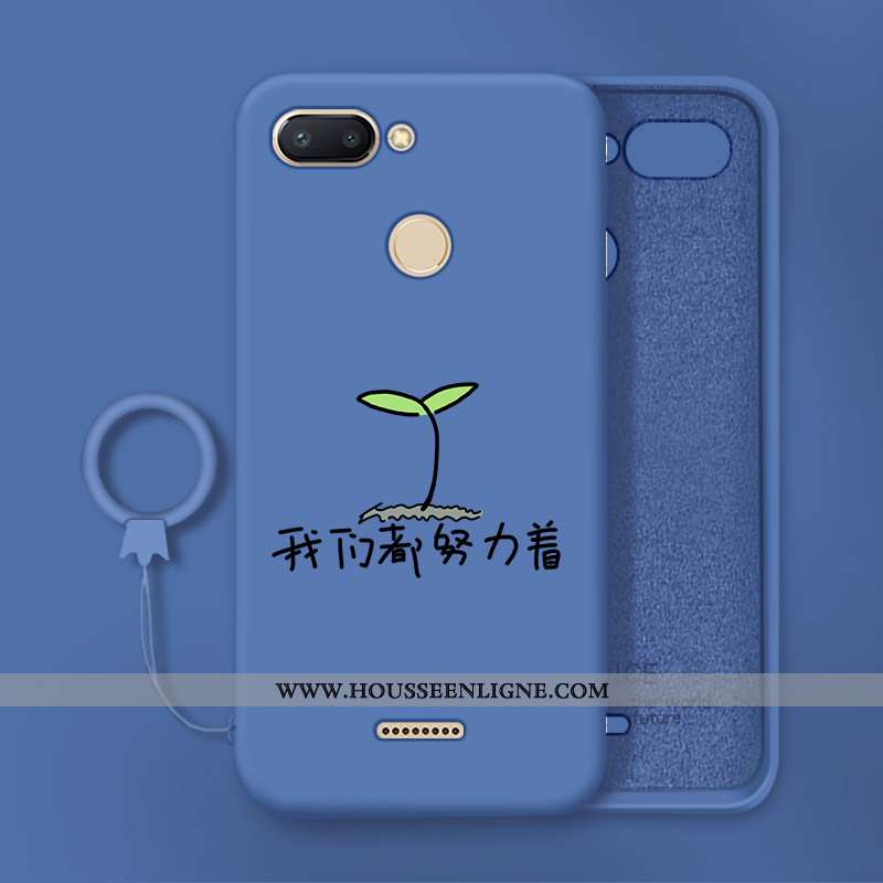 Étui Xiaomi Redmi 6 Créatif Charmant Tendance Personnalité Incassable Silicone Verte