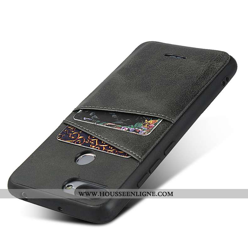 Étui Xiaomi Redmi 6 Cuir Créatif Carte Rouge Incassable Ultra Noir