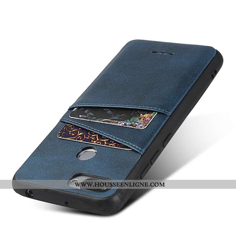 Étui Xiaomi Redmi 6 Cuir Créatif Carte Rouge Incassable Ultra Noir