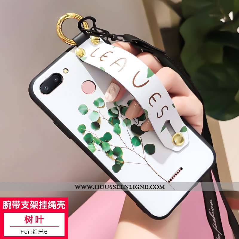 Étui Xiaomi Redmi 6 Fluide Doux Silicone Personnalité Tout Compris Téléphone Portable Incassable Bla