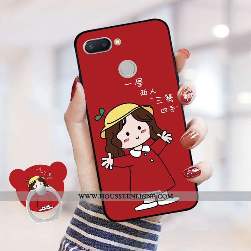Étui Xiaomi Redmi 6 Protection Rouge Téléphone Portable Incassable Violet Coque
