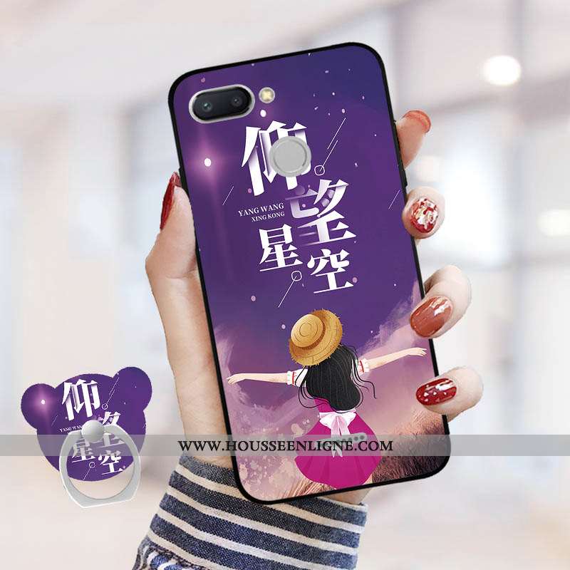 Étui Xiaomi Redmi 6 Protection Rouge Téléphone Portable Incassable Violet Coque