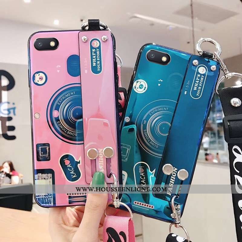 Étui Xiaomi Redmi 6a Cou Suspendu Tendance Rose Tout Compris Rouge Coque