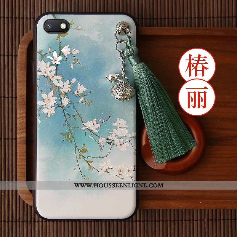 Étui Xiaomi Redmi 6a Créatif Vintage Coque Net Rouge À Franges Tout Compris Incassable Violet