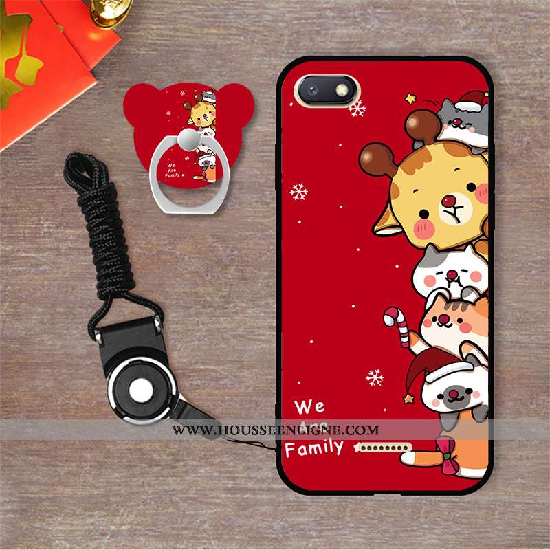 Étui Xiaomi Redmi 6a Fluide Doux Personnalité Blanc Dessin Animé Coque Incassable Blanche